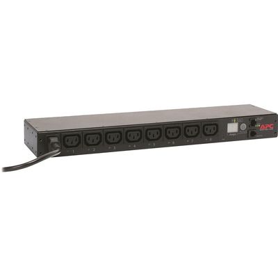 APC Rack PDU, Switched, 1U, 12A/208V, 10A/230V, (8) C13 (AP7920B)