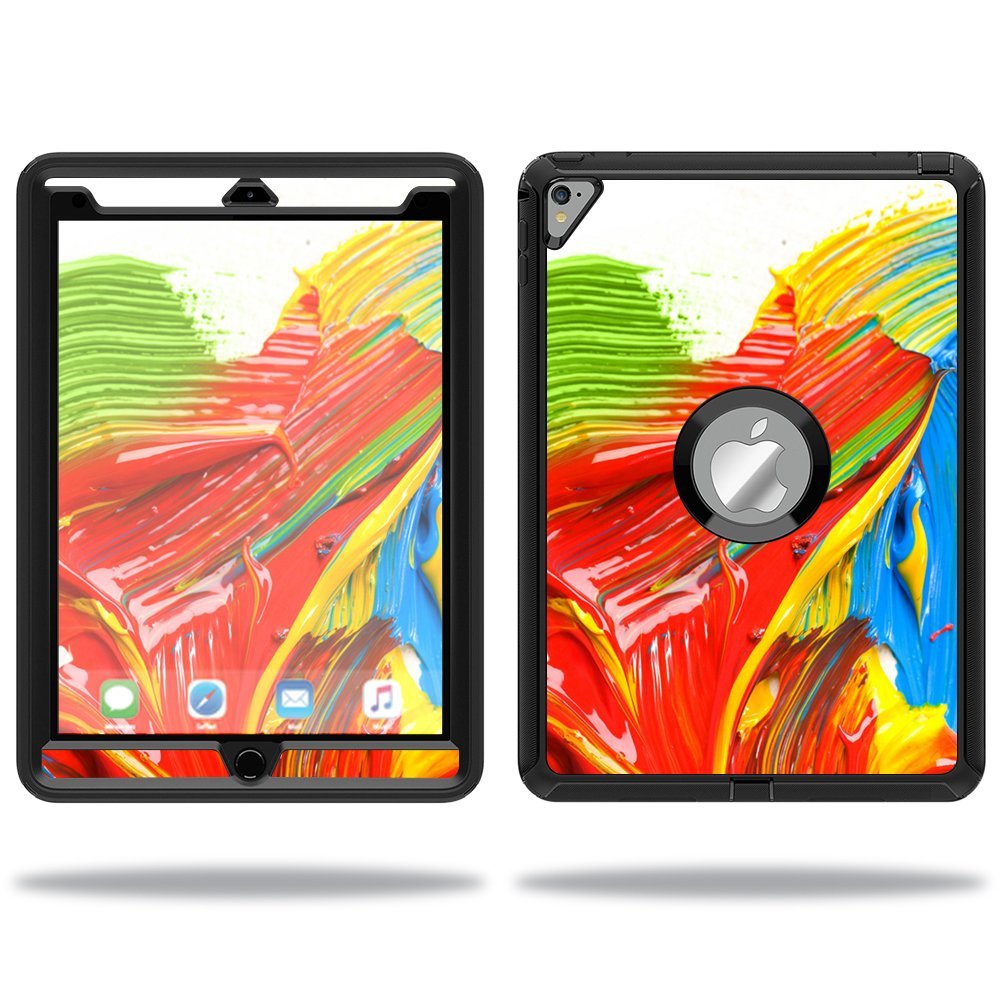 MightySkins Skin Compatible with OtterBox Defender Apple iPad Pro 9.7 Case wrap Cover Sticker Skins Paint Strokes