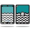 MightySkins Skin Compatible with OtterBox Defender Apple iPad Pro 9.7 Case wrap Cover Sticker Skins Teal Chevron view 1