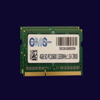 CMS 8GB (2X4GB) DDR3 10600 1333MHZ Non ECC SODIMM Memory Ram Compatible with HP/Compaq Touchsmart 300-1125 300-1000La 300-1000Z 300-1005Kr - A29