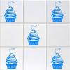20 Set CUPCAKE Cherry Wall Art Stickers Vinyl Decal Mural Kitchen Nursery Decor Vinyl Wall Art view 4