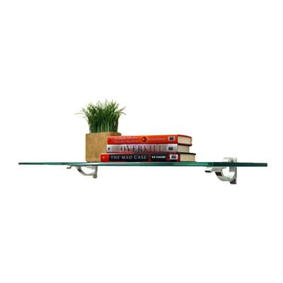 Spancraft Glass M-8x30-Brushed Bronze Monarch Glass Shelf, Brushed Bronze, 8" x 30"