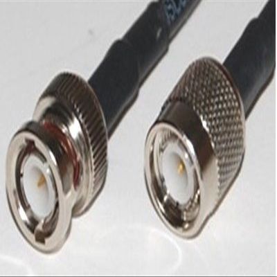 TNC Male to BNC Male Times Microwave LMR240 Ultraflex Cable 1ft