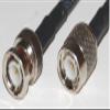 TNC Male to BNC Male Times Microwave LMR240 Ultraflex Cable 1ft view 1