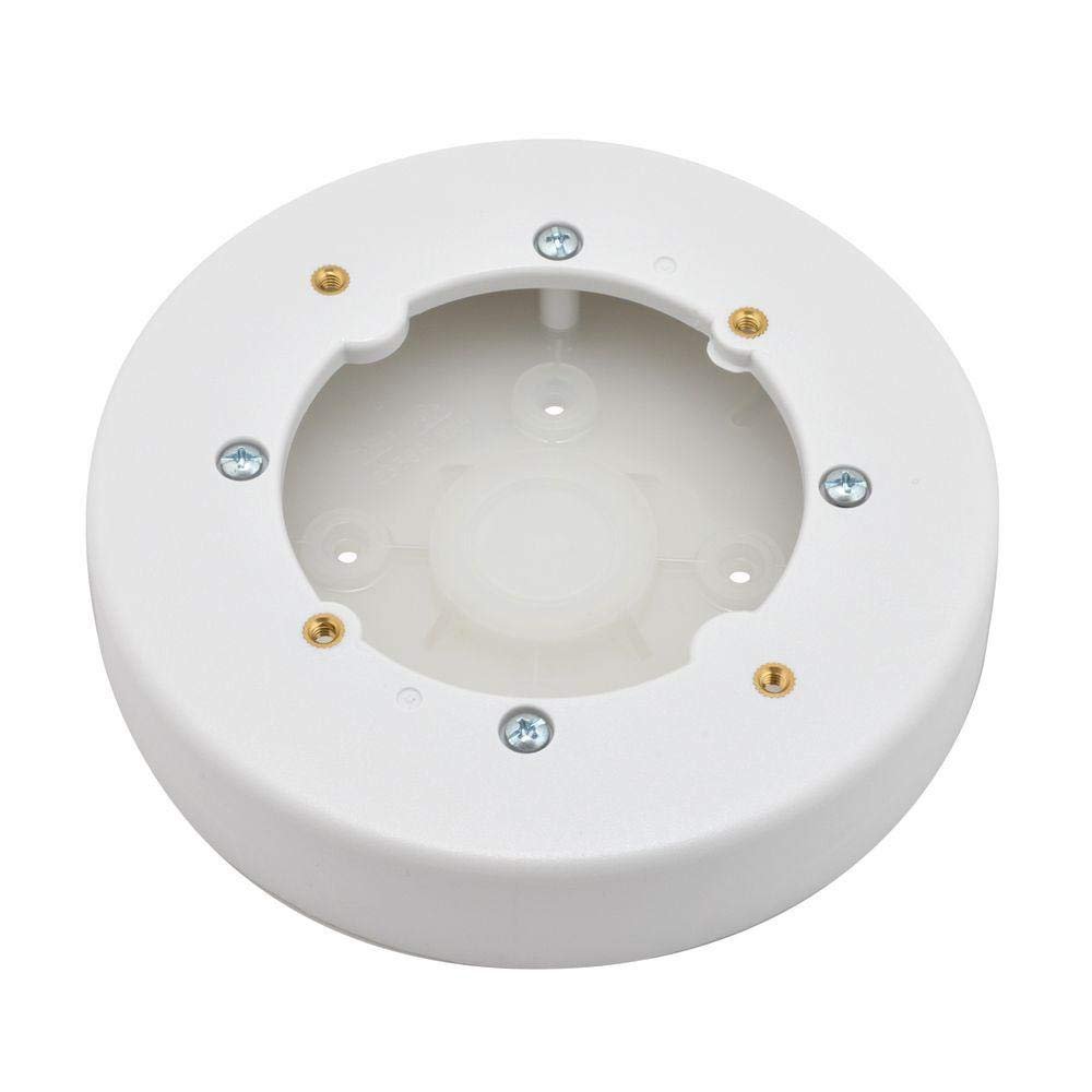 Wiremold NMW4 4" White Round Ceiling Box