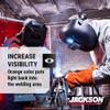 Jackson Safety Welding Curtain - Transparent Colored Welding Screen for UV & Blue Light Shielding - Ready to Hang with Grommets - Flame, Mildew & Water Resistant PVC - ANSI/FM 4960 Standards view 2