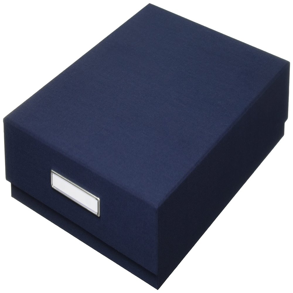 TAKEMEKI Tool Box, Inner Dimensions, 8.7 x 11.4 x 2.4 inches (220 x 290 x 60 mm), Navy x Argyle, Storage Box, Large Size B5
