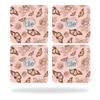 MightySkins Skin Compatible with Tile Slim Key Finder (4 Pack) wrap Cover Sticker Skins Butterfly Garden view 1