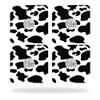 MightySkins Skin Compatible with Tile Slim Key Finder (4 Pack) wrap Cover Sticker Skins Cow Print view 1