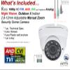 Evertech 8 Pcs. 1080P High Resolution Outdoor Indoor Day Night Vision Dome Security Camera with 2.8-12mm Manual Zoom Lens view 2