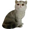 Sandicast SS33201 Small Size Calico Exotic Shorthair Cat Sculpture view 1
