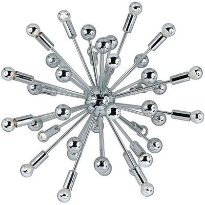 ELEMENTS 5694-20H(1035) - Supernova Chandelier, 20-40W Bulbs Included, 23HX23W, Hardwire