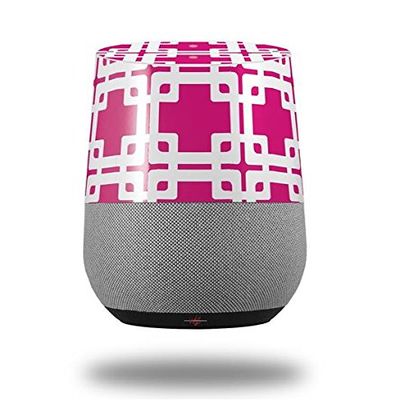 Boxed Fushia Hot Pink - Decal Style Skin Wrap fits Google Home Original (Google Home NOT Included)