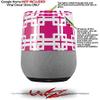 Boxed Fushia Hot Pink - Decal Style Skin Wrap fits Google Home Original (Google Home NOT Included) view 2