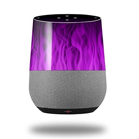 Fire Purple - Decal Style Skin Wrap fits Google Home Original (Google Home NOT Included)