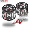 Skin Wrap Decal Set 2 Pack for Amazon Echo Dot 2 - Locknodes 04 Pink (2nd Generation ONLY - Echo NOT Included) view 2