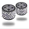 Skin Wrap Decal Set 2 Pack for Amazon Echo Dot 2 - Locknodes 03 Lavender (2nd Generation ONLY - Echo NOT Included) view 1