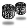 Skin Wrap Decal Set 2 Pack for Amazon Echo Dot 2 - Skull and Crossbones Pattern (2nd Generation ONLY - Echo NOT Included) view 1