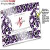 Skin Wrap Decal Set 2 Pack for Amazon Echo Dot 2 - Splatter Girly Skull Purple (2nd Generation ONLY - Echo NOT Included) view 3