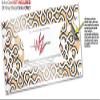 Skin Wrap Decal Set 2 Pack for Amazon Echo Dot 2 - Locknodes 03 Peach (2nd Generation ONLY - Echo NOT Included) view 3