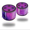 Skin Wrap Decal Set 2 Pack for Amazon Echo Dot 2 - Painting Purple Splash (2nd Generation ONLY - Echo NOT Included) view 1