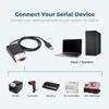 USBGear USB 2.0 to Serial RS232/422/485 Adapter w/FTDI Chip, Surge Protection, LED Diagnostics, User Configurable DIP Switch view 2