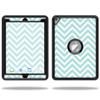 MightySkins Skin Compatible with OtterBox Defender Apple iPad Pro 9.7 Case wrap Cover Sticker Skins Aqua Chevron view 1