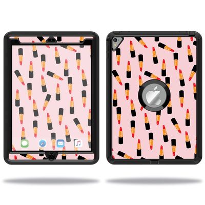 MightySkins Skin Compatible with OtterBox Defender Apple iPad Pro 9.7 Case wrap Cover Sticker Skins Lipstick Pattern