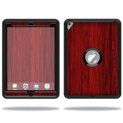 MightySkins Skin Compatible with OtterBox Defender Apple iPad Pro 9.7 Case wrap Cover Sticker Skins Cherry Grain