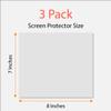 Universal Trimmable Screen Protector for All Mercede-Benz Navigation (3-Pack), Anti-Glare and Anti Finger Print, 8 x 7 inches view 3