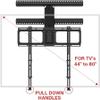 MantelMount- MM340 Above Fireplace Pull Down TV Mount- Televisions 44" to 80" Up to 90 lbs - Safe Auto-Adjusting TV Mounts - Patented Motion Stops, Handles, Balancing Technology - Superior Steel view 3