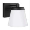 Generation Lighting 8638601-12 Transitional One Light Outdoor Wall Lantern from Seagull - Renville Collection in Black Finish, 100 Total Watts, 10.25 Inch Height view 1