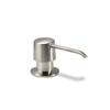 Countertop Deck-Mount Metal Soap and Lotion Dispenser in Brushed Nickel view 4