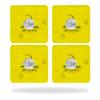 MightySkins Skin Compatible with Tile Slim Key Finder (4 Pack) wrap Cover Sticker Skins Dont Tread view 1