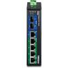 TRENDnet 7-Port Industrial Gigabit PoE+ DIN-Rail Switch, TI-PG62, 120W PoE Power Budget, 14Gbps, IP50 Rated, NDAA & TAA Compliant, Ethernet Splitter, Lifetime Protection view 2