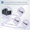TRENDnet 7-Port Industrial Gigabit PoE+ DIN-Rail Switch, TI-PG62, 120W PoE Power Budget, 14Gbps, IP50 Rated, NDAA & TAA Compliant, Ethernet Splitter, Lifetime Protection view 4