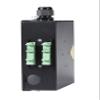 Black Box Wallmount Mini DIN Rail Fiber Enclosure, 1-Slot Adapter view 2