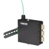 Black Box Wallmount Mini DIN Rail Fiber Enclosure, 1-Slot Adapter view 3