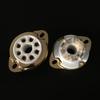 100Pcs 8Pin Ceramic Vacuum Tube Socket Valve Base Fr KT88 6550 EL34A Gold Plated view 2