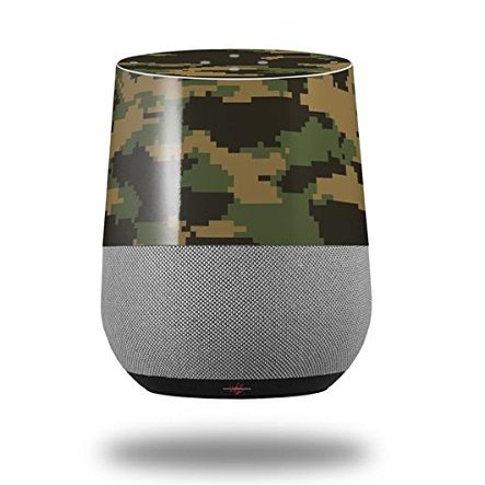 WraptorCamo Digital Camo Timber - Decal Style Skin Wrap fits Google Home Original (Google Home NOT Included)