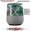 Wavey Hunter Green - Decal Style Skin Wrap fits Google Home Original (Google Home NOT Included) view 2