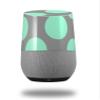 Kearas Polka Dots Mint and Gray - Decal Style Skin Wrap fits Google Home Original (Google Home NOT Included) view 1