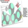 Kearas Polka Dots Mint and Gray - Decal Style Skin Wrap fits Google Home Original (Google Home NOT Included) view 3