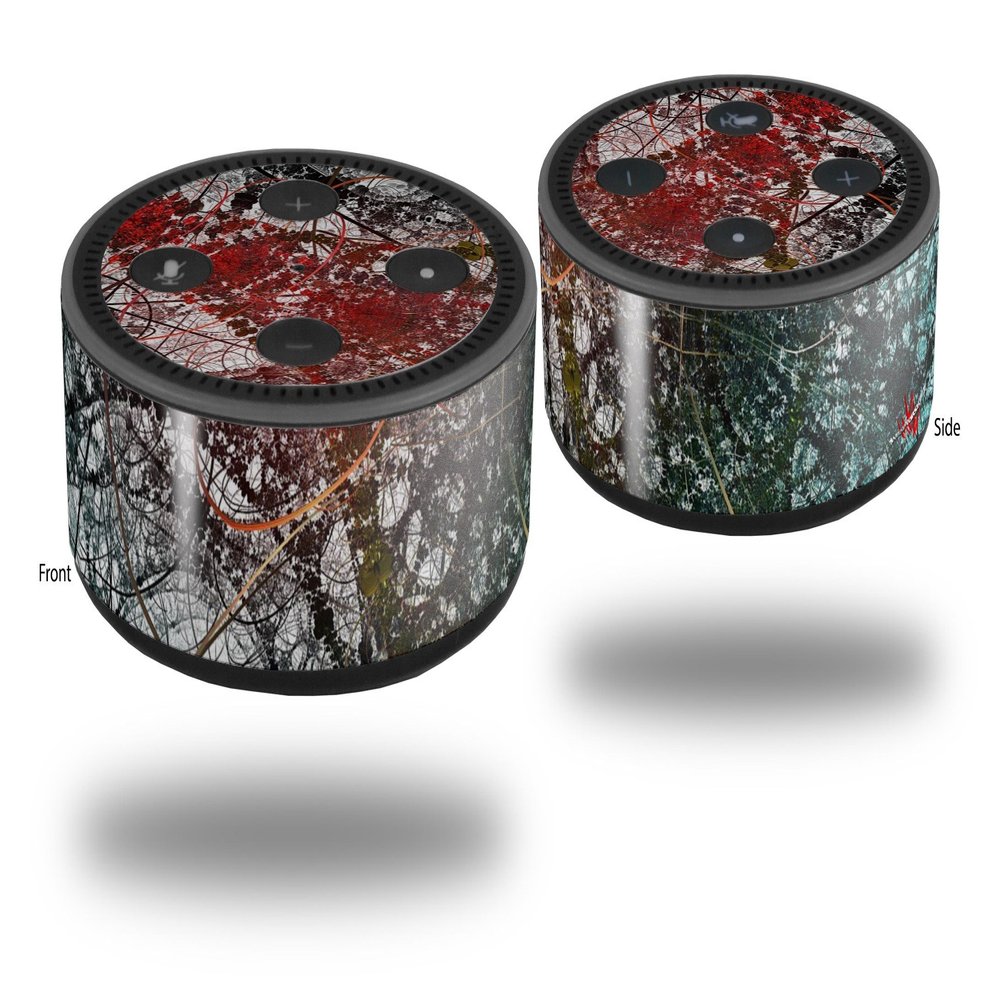 Skin Wrap Decal Set 2 Pack for Amazon Echo Dot 2 - Tissue (2nd Generation ONLY - Echo NOT Included)
