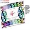 Skin Wrap Decal Set 2 Pack for Amazon Echo Dot 2 - Skull Checker Rainbow (2nd Generation ONLY - Echo NOT Included) view 3