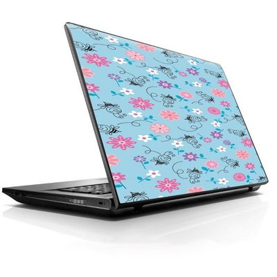 15 15.6 inch Laptop Notebook Skin Vinyl Sticker Cover Decal Fits 13.3" 14" 15.6" 16" HP Lenovo Apple Mac Dell Compaq Asus Acer/Bees Flowers
