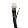 105ft Coax RG-6 Cable w/Ground Messenger 3Ghz 75 Ohm 18AWG UL ETL CM ANTI-CORROSION WEATHER SEAL BRASS Compression Fittings SATELLITE TV & INTERNET CABLE Assembled in USA by PHAT SATELLITE INTL