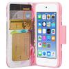 [GW USA] Cute Pu Leather Wallet Case Compatible for iPod Touch 5 / iPod Touch 6, Itouch 5 / Itouch 6 Case, Folio [Kickstand] with ID&Credit Card Slot for Girls Women - Sun Flower view 3