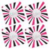 MightySkins Skin Compatible with Tile Mate - Pink Star Rays | Protective, Durable, and Unique Vinyl Decal wrap Cover | Easy to Apply, Remove, and Change Styles | Made in The USA view 1