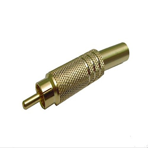Calrad Electronics 30-387 Gold Plated RCA Plug for Coax